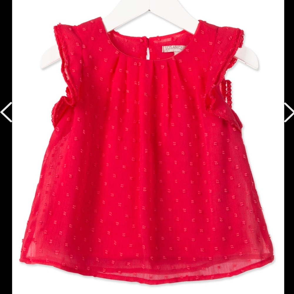 Pink chiffon layered top -NWT